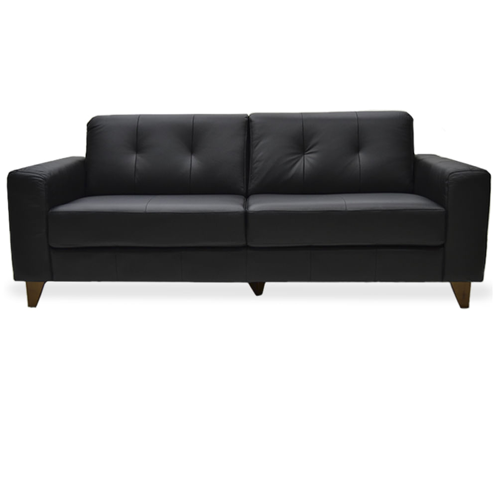 896b0027 Sofa 3pts Duca Cuero/negro