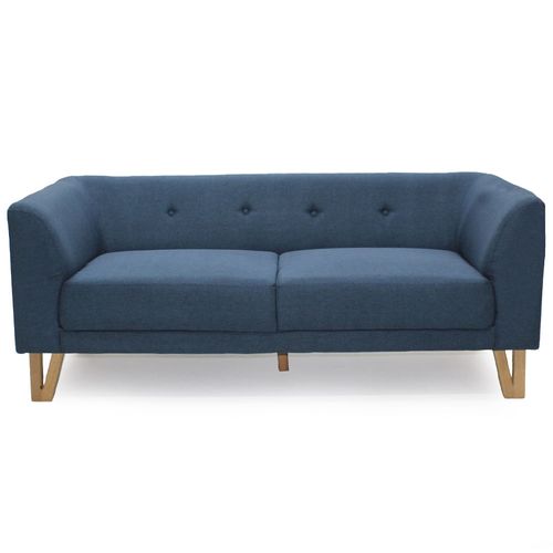Sofa 3pts Assen Tela/azul(d