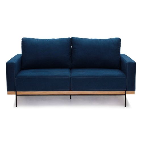 Sofa 3pts Santori 180 Tela/azul Nat(d