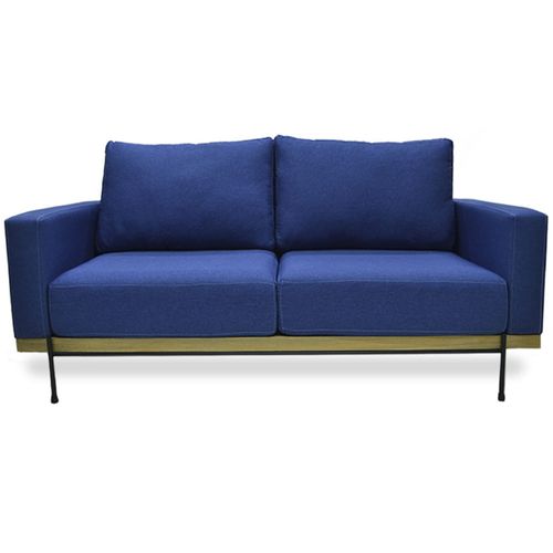 Sofa 3pts Santori 180 Tela/azul Nat(d)