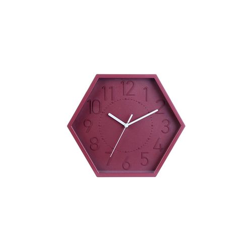 Reloj Pared Hexag Granate 30x26