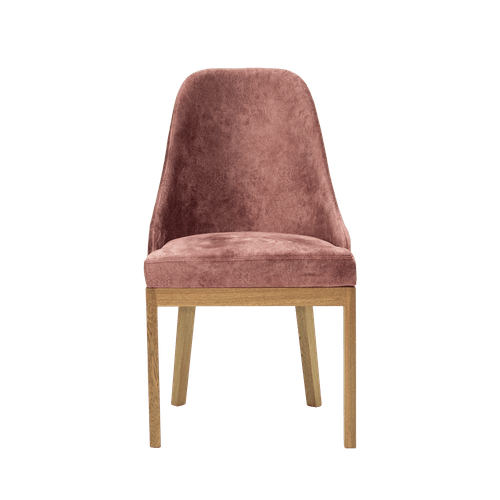 Silla Comed Oporto Tela/rosaosc P/nat