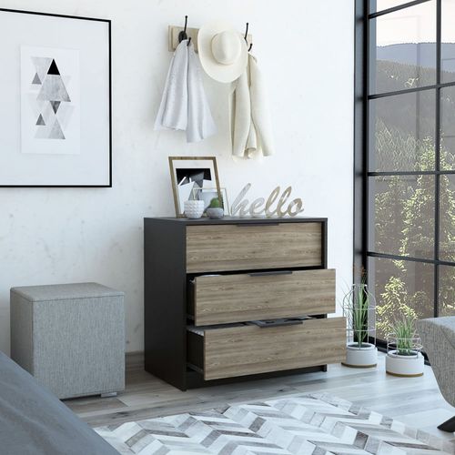 Comoda Kaia 3 Cajones RTA Wengue -Miel