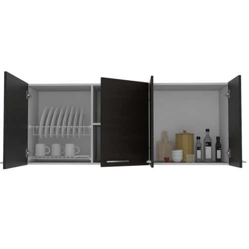 Gabinete Superior Cocina 150 RTA Wengue  Blanco
