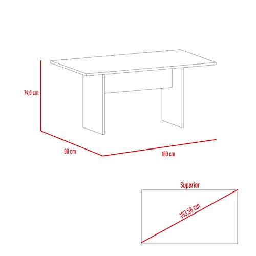 Mesa Comedor 120 Volterra RTA Wengue