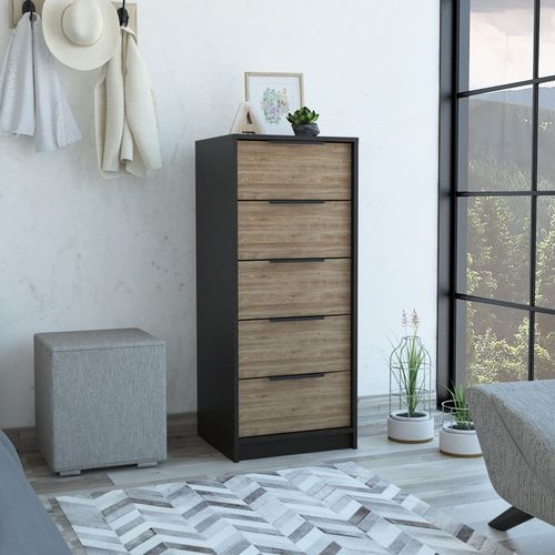 Comoda Kaia 5 Cajones RTA Wengue -Miel
