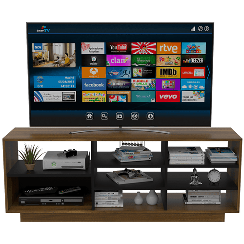 Rack Para TV Vedra Caramelo+Wengue