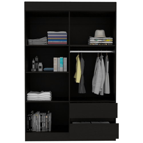Closet Caoba 183 X 120 X 47 con Espejo RTA Wengue