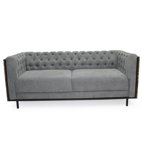 Sofa 3pts Denim Tela/grisosc Bra/nat(d