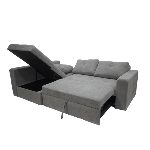 Sofacama Mod Valencia Der Tela/gris