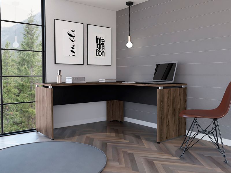 Escritorio Home Office L 160 Coñac + Wengue