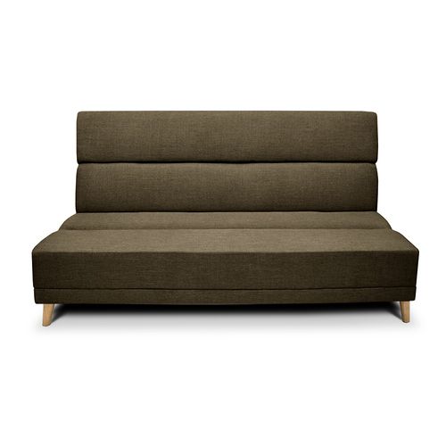 Sofacama Souza 3 Posiciones Tela Café