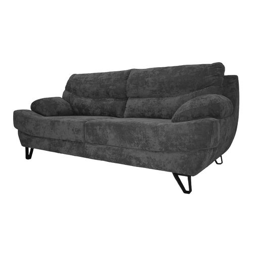 Sofa 3 Pts Abigail Tela/gris