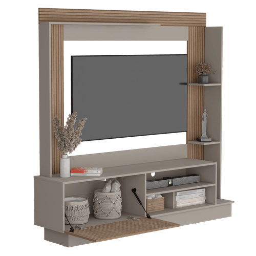 Centro de entretenimiento Doha TV 60''  RTA Taupe Fresno