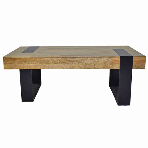 Mesa Centro Allan  Natu P/negra