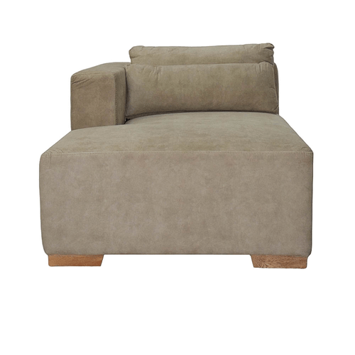 Modulo Chaise Derecho Etual en Tela, Beige