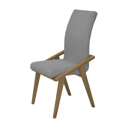 Silla Comed Anfer Pata Nat Tela/plata