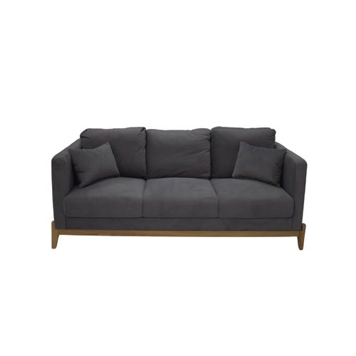Sofa 3 Pts Macao Tela/gris
