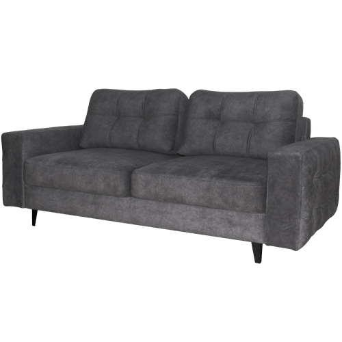 Sofa Parch 3 puestos en Tela, gris