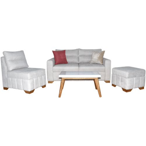 Jgo Sala Plus/sofa+pol +mesa +puff/arena