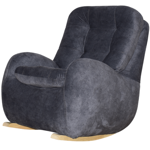 Silla Mecedora Kinder Tela/plomo