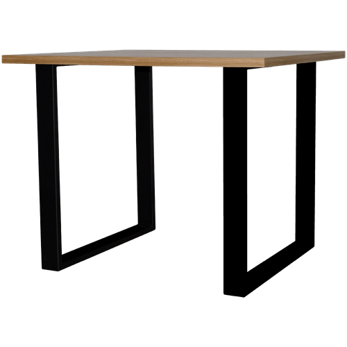 Mesa de Comedor 4 puestos Ediz Nat P/hierro Negr