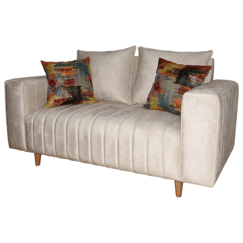 Sofa New York 2 puestos en Tela, arena