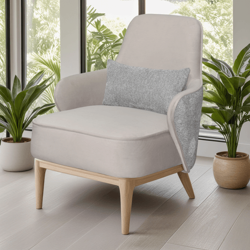 Silla  Decorativa Terik Pata Nat/taupe