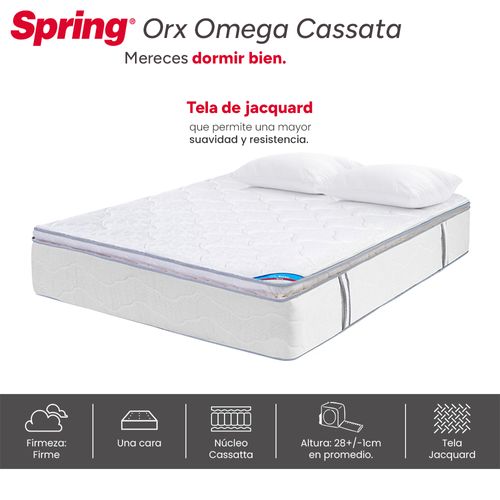 Colchón Spring Orx Casata Omega 100x190cm
