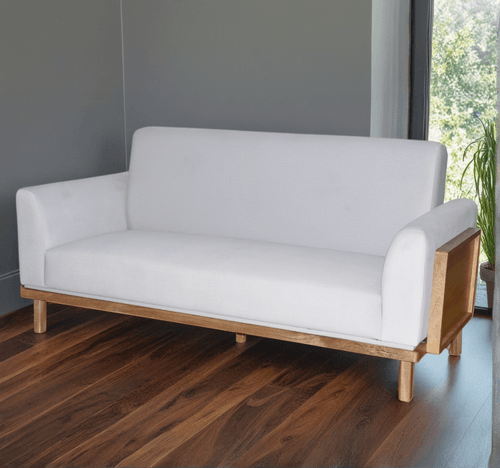 Sofa 3 Puestos Mesut Tela Arena/brazo Na