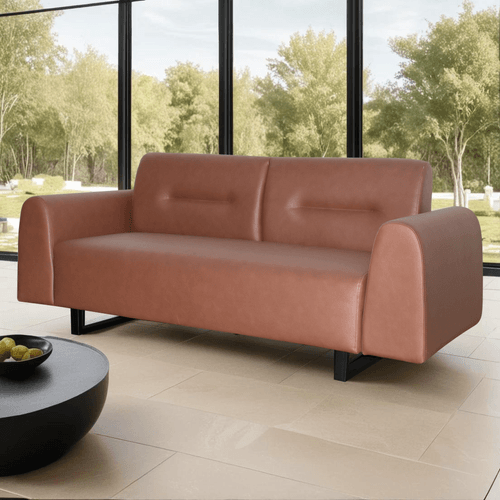 Sofa 3 Puestos Emir Tela/Terra