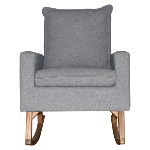 Silla Mecedora Adem Tela /gris