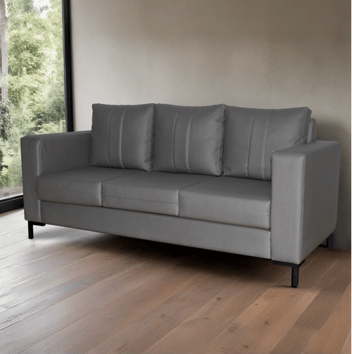 Sofa Berat 3 puestos en tela, gris