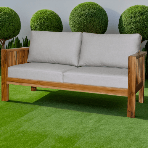 Sofa Barut 3 puestos en sintetico, arena