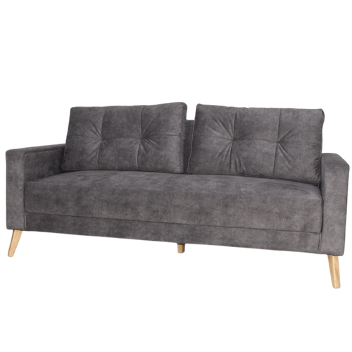 Sofa cama Bilbao en tela, gris