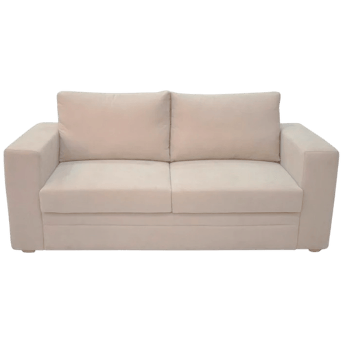 Sofa Lois 2 puestos en tela, arena
