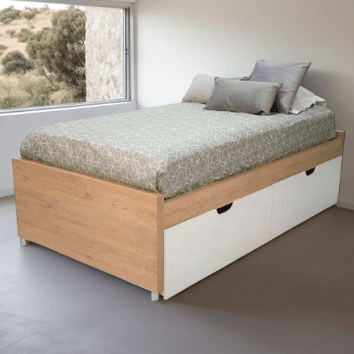 Cama antillas 100x190 con cajones inferiores