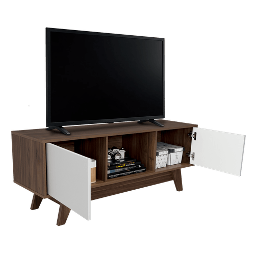 Rack para TV 55'' Romero Finlandek Gales Blanco