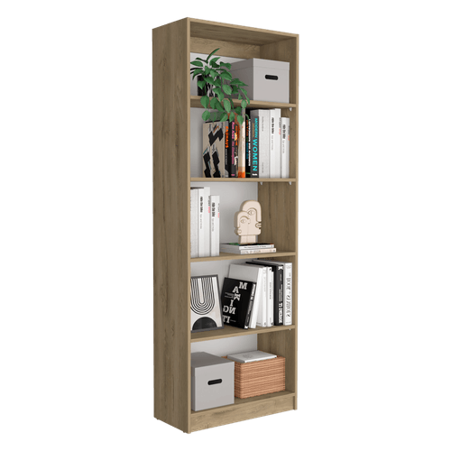 Estante Home E3 5 Espacios 180 X 62 RTA Macadamia Blanco