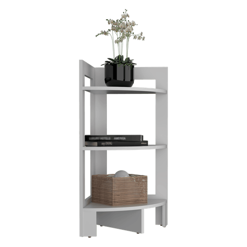 Mesa Auxiliar Esquinera RIGA 80 X 39 Homecollection Blanco