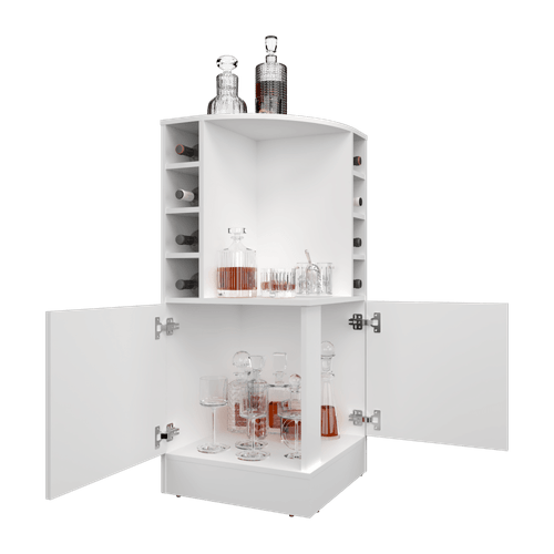 Bar Bajo Esquinero Jakes 108X46X46 RTA Blanco ZF