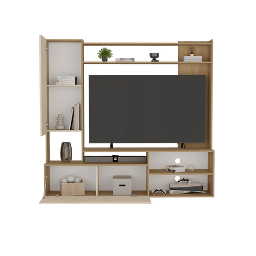 Rack TV Nolic 167x178x35 RTA Fresno Europeo + Capri