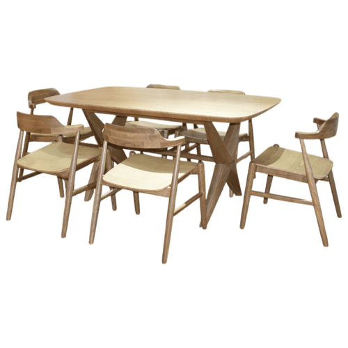 Mesa Comedor 6 Puestos Taure Madera/natu