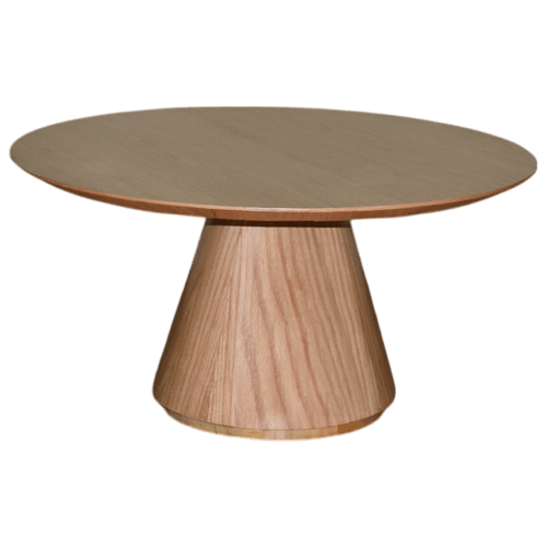 Mesa Centro Zuri 80 Cm Plana/natural