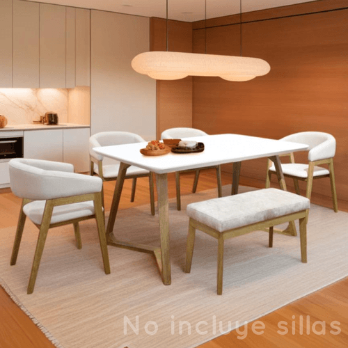 Mesa Comedor 6 Pts Boreal Pata//natural