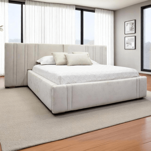 Cama 160 Bloom Tapizada/arena