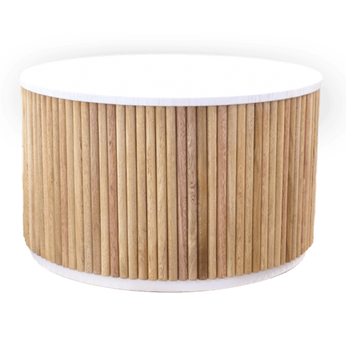 Mesa Centro Congo 60 Madera/nat/blanco