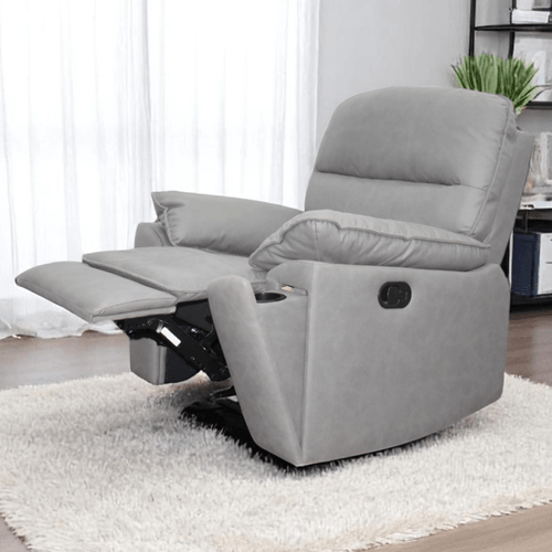 Silla Reclinable Alina con portavasos, gris