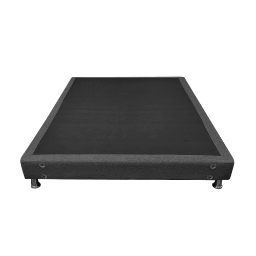 Base Cama Nova 140x190 cm en tela, gris