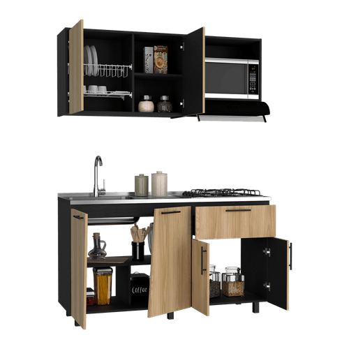 Cocina 1.50 Emilia Izq RTA Wengue Fresno Wengue